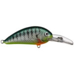 Leurre De Pêche Vintage Bagley Balsa – Killer B2 AG9 – Vert Pomme – Pour Musky Ou Bar