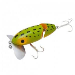 Arbogast Jitterbug Jointed-Frog-Yellow Belly