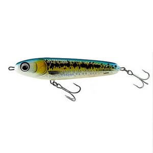 Leurre De Pêche Salmo Sweeper 19g - Pour Brochet, Nageur Coulant Avec Hameçons VMC Black Nickel