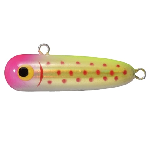Trout lure Smith Bottom Knock Swimmer Color Pink Chartreuse