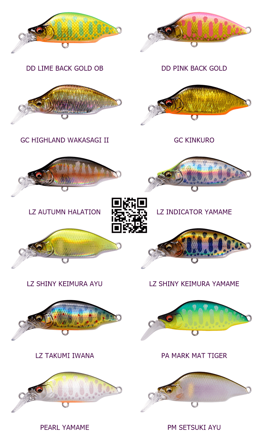 megabass gh52 bat a fry colors