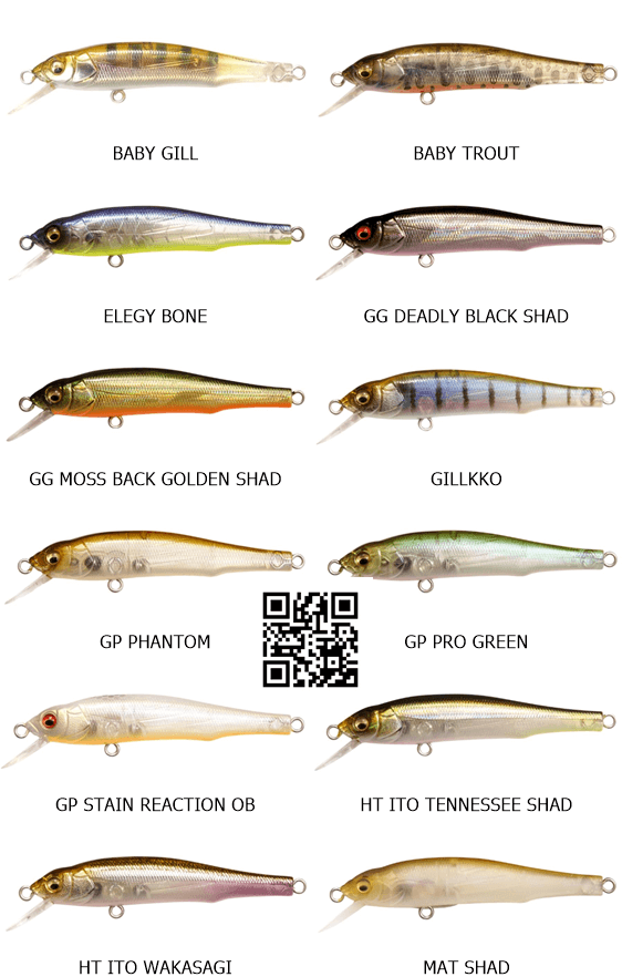 megabass X-70 Bfs all colors