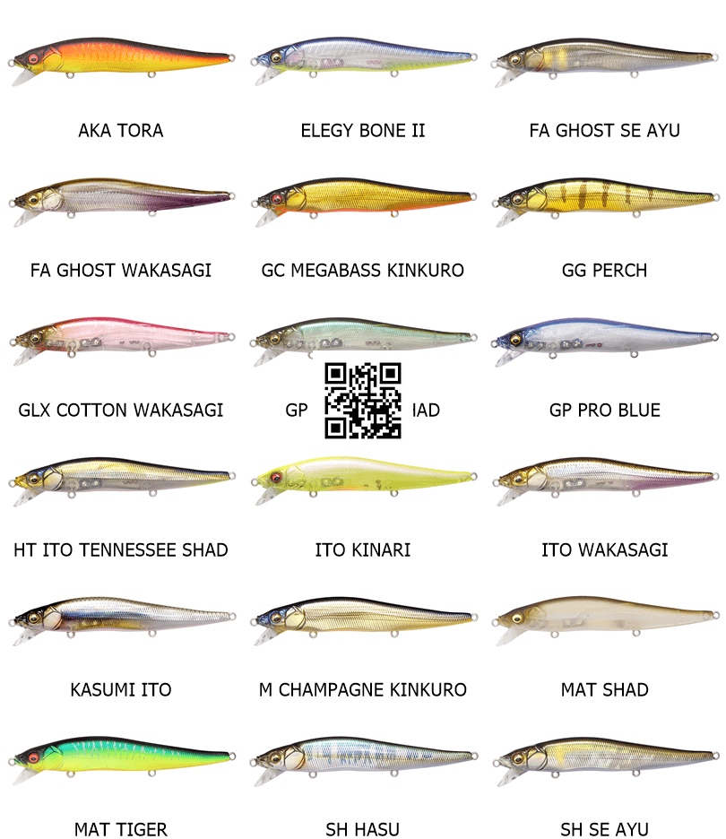 megabass vision oneten sr all colors